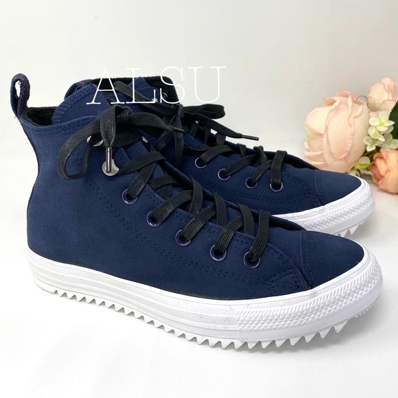 Converse Ctas Hiker High Suede Obsidian W AUTHENTI - Picture 2 of 7